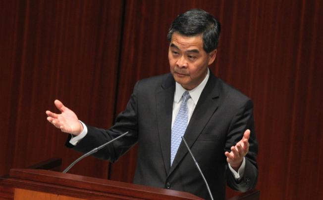 Chief Executive Leung Chun-ying said more public and subsidised housing will be built. Photo: Sam Tsang