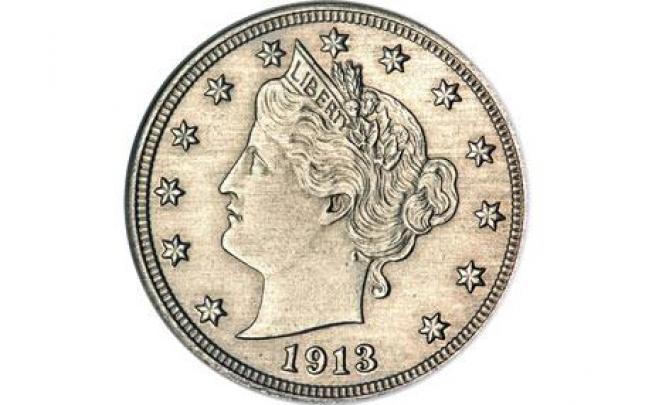 The 1913 nickel. Photo: AP