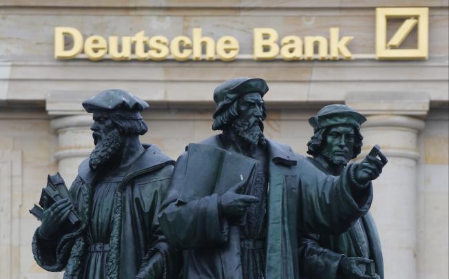 Litigation and restructuring charges have pushed Deutsche Bank into a fourth-quarter loss of €2.17 billion. Photo: Reuters 