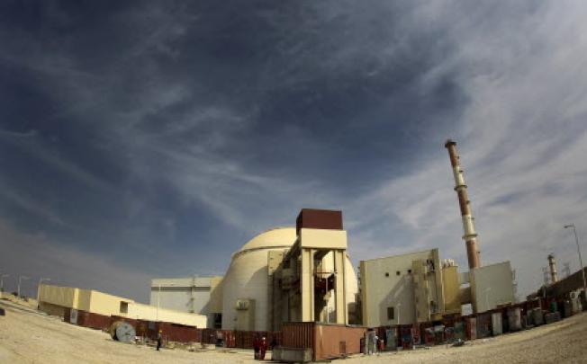 The Bushehr nuclear power plant, some 1,200km south of Tehran. Photo: AFP 
