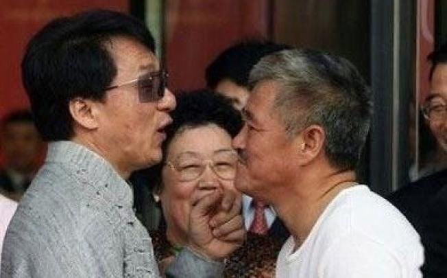 Jackie Chan (left). Picture: SCMP/ Weibo