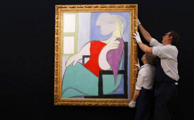 Pablo Picasso's Femme assise pres d'une fenetre. Photo: Reuters