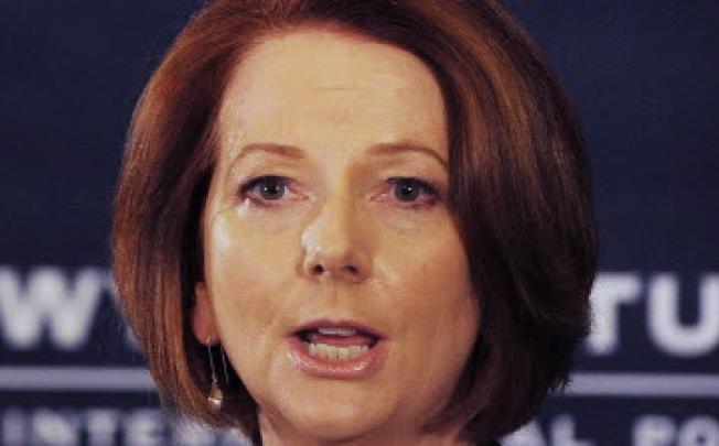 Australian Prime Minister Julia Gillard. Photo: AFP