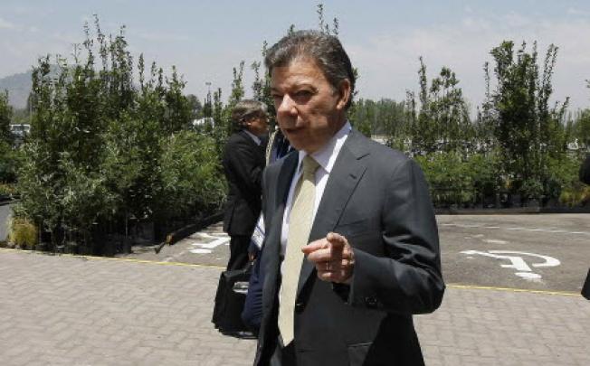 olombia's President Juan Manuel Santos. Photo: Reuters