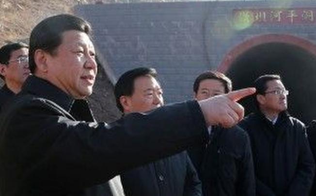 Xi Jinping visited poor farmers in Gansu in early February. Photo: SCMP Pictures 
