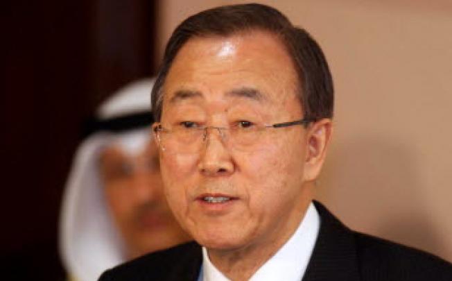 UN secretary general Ban Ki-Moon. Photo: AFP