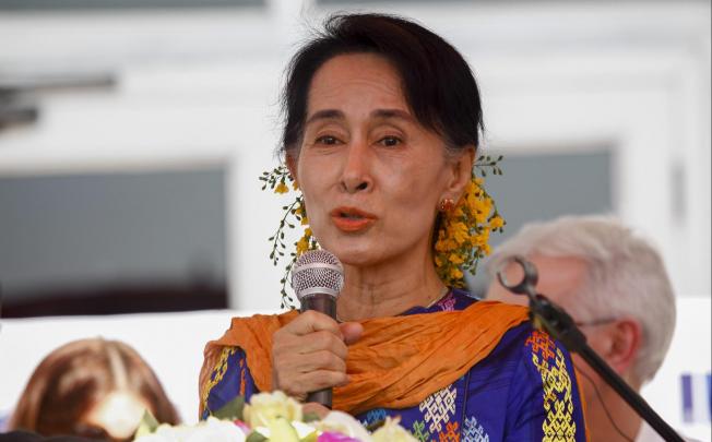 Aung San Suu Kyi is failing to take a stand. Photo: EPA