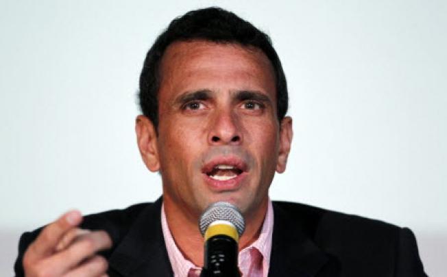 Venezuela's opposition leader and governor of the state of Miranda Henrique Capriles. Photo: Reuters
