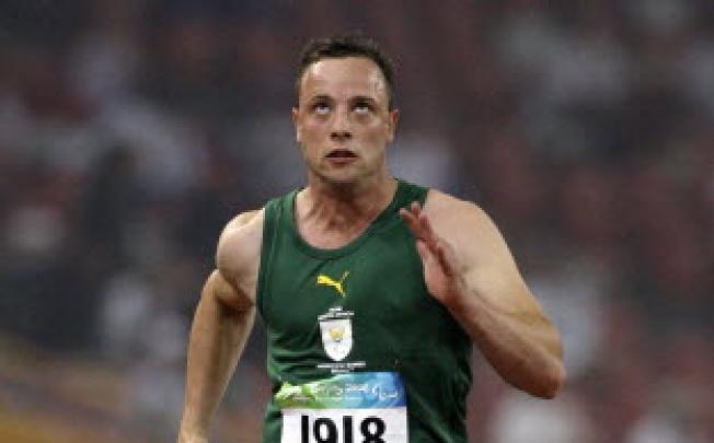 South African paralympic and Olympic sprinter, Oscar Pistorius. Photo: Reuters