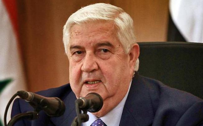 Syrian Foreign Minister Walid al-Moualem. Photo: AP