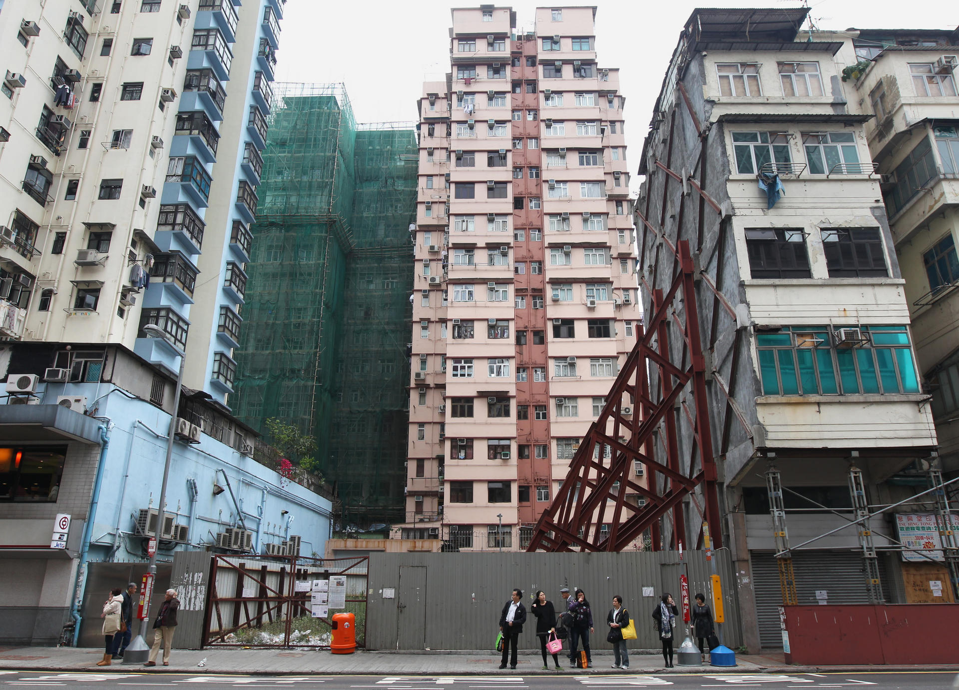 There is just an empty lot where the building was in Ma Tau Wai Road. Some survivors are still seeing psychiatrists. Photo:David Wong