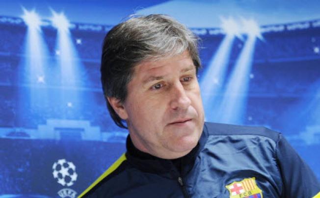 FC Barcelona's assistant coach, Jordi Roura. Photo: EPA