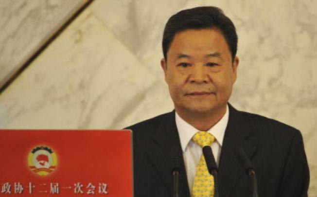 The spokesman for China's legislature’s chief advisory body, Lu Xinhua. Photo: Xinhua.