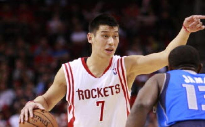 Houston Rockets' Jeremy Lin (left). Photo: Xinhua
