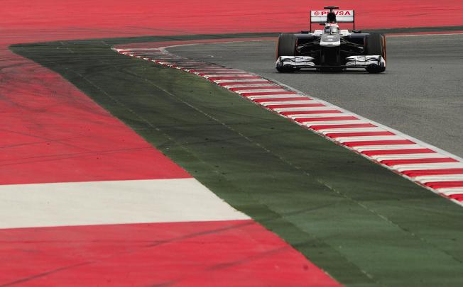 The Incheon circuit will feature Formula One cars built by Williams. Photo: AFP