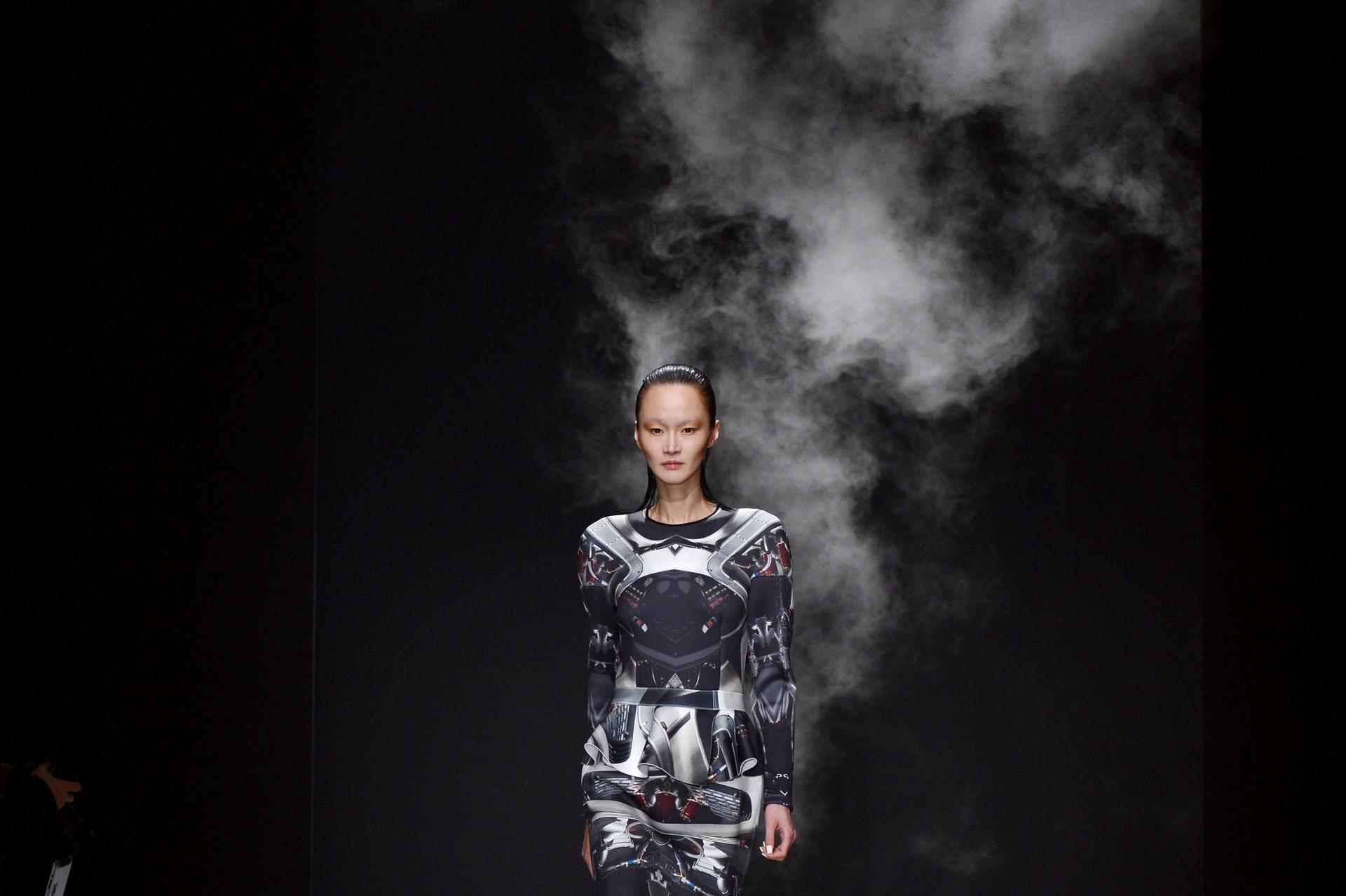 A look from Ground Zero's autumn-winter 2013/14 collection in Paris. Photo: Jonathan Wong