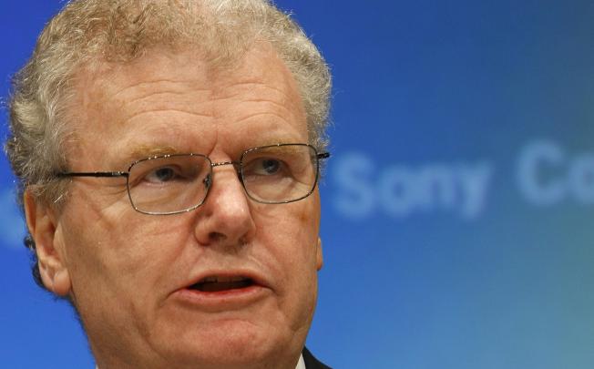 Former Sony CEO Howard Stringer will step down as the company's chairman in June. Photo: AP