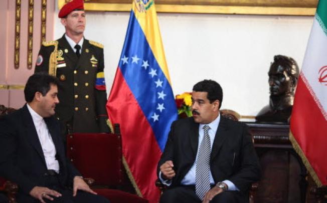 Venezuelan President on Duty Nicolas Maduro (right). Photo: EPA