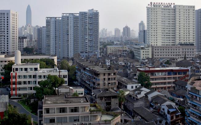 Wenzhou was the only city that saw a drop in prices, down 0.4 per cent from January. Photo: Bloomberg