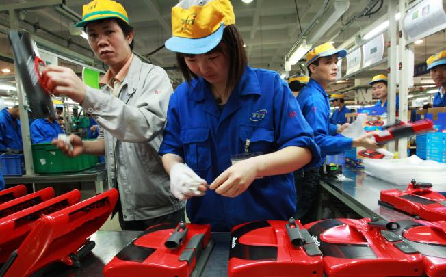 Appliances manufactured at Techtronic's Dongguan plant have helped make the company a market leader in the US. Photo: May Tse