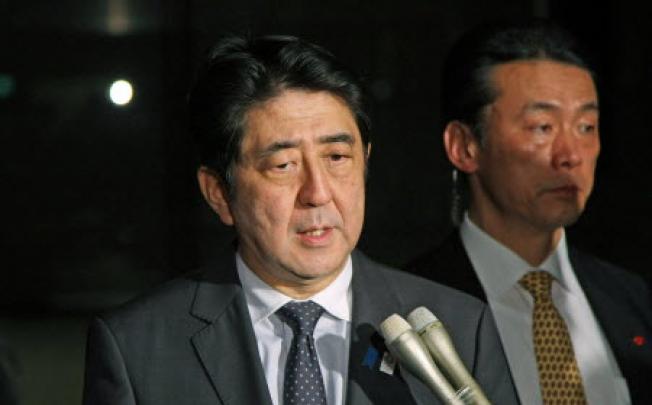 Japanese Prime Minister Shinzo Abe. Photo: AFP