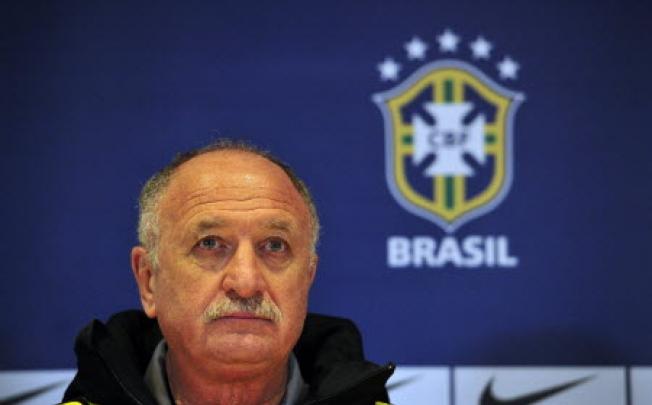Brazil's manager Luiz Felipe Scolari. Photo: AFP