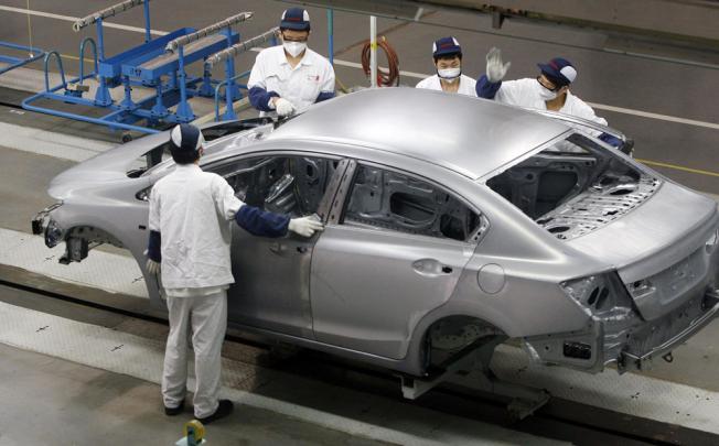 Growth at Dongfeng's partner Honda fell last month. Photo: AP
