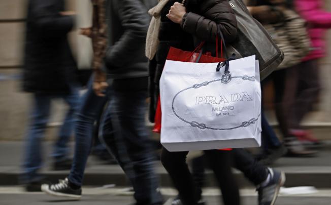 Prada's sales of luxury goods continued to enjoy healthy growth in the Asia-Pacific region last year, where revenues increased by 32.9 per cent to €1.16 billion. Photo: Bloomberg