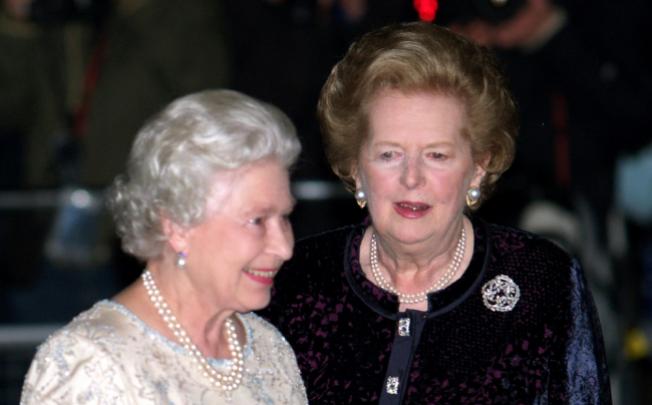 The Queen and Margaret Thatcher. Photo: AP