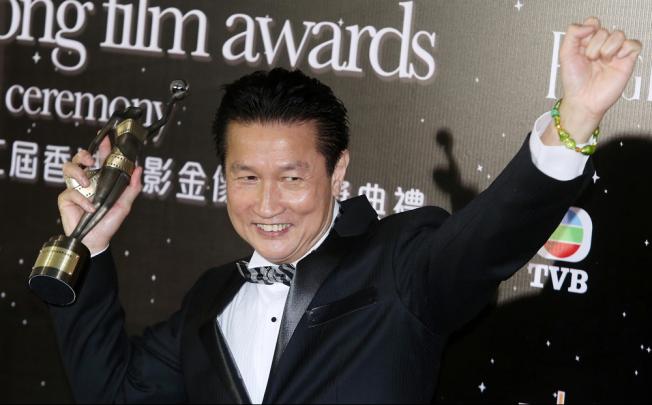 Police drama Cold War was the big winner at the Hong Kong Film Awards, picking up nine awards, including best newcomer for Alex Tsui Ka-kit, 65, sensationally sacked as an ICAC officer 20 years ago, who plays an anti-graft chief. The film won in categories including best director, best actor, best screenplay and best visual effects. Photo: Sam Tsang