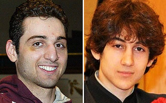 Tamerlan Tsarnaev (left) and brother Dzhokhar. Photo: AP