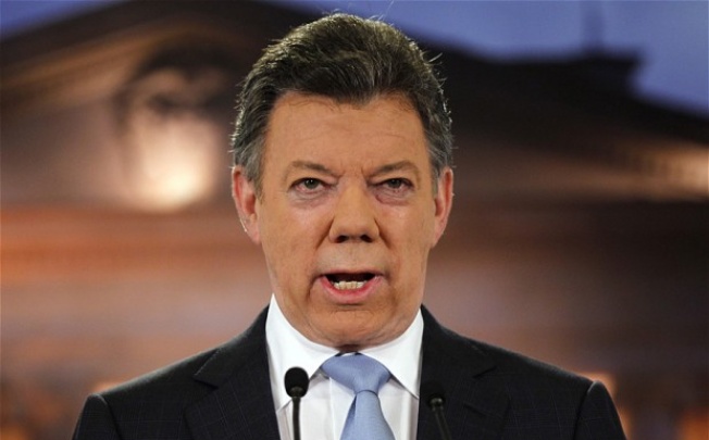Colombian President Juan Manuel Santos. Photo: AP