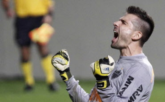 Goalkeeper Victor of Brazil's Atletico Mineiro. Photo: Reuters