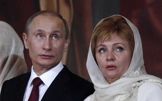 Russian President Vladimir Putin and his wife Lyudmila. The couple now say their marriage is over. Photo: AP