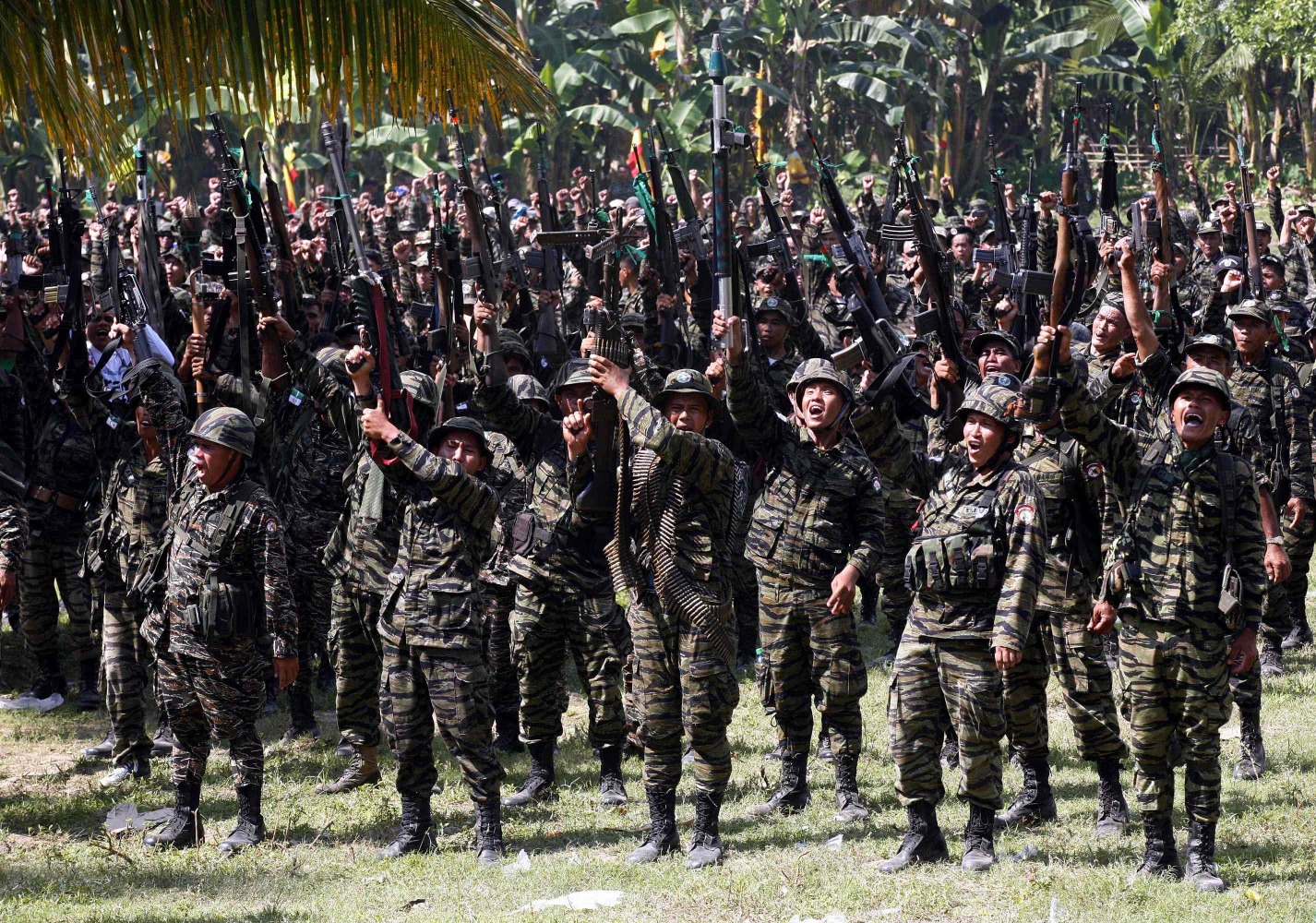 Moro Islamic Liberation Front rebels in the Philippines. Photo: Reuters