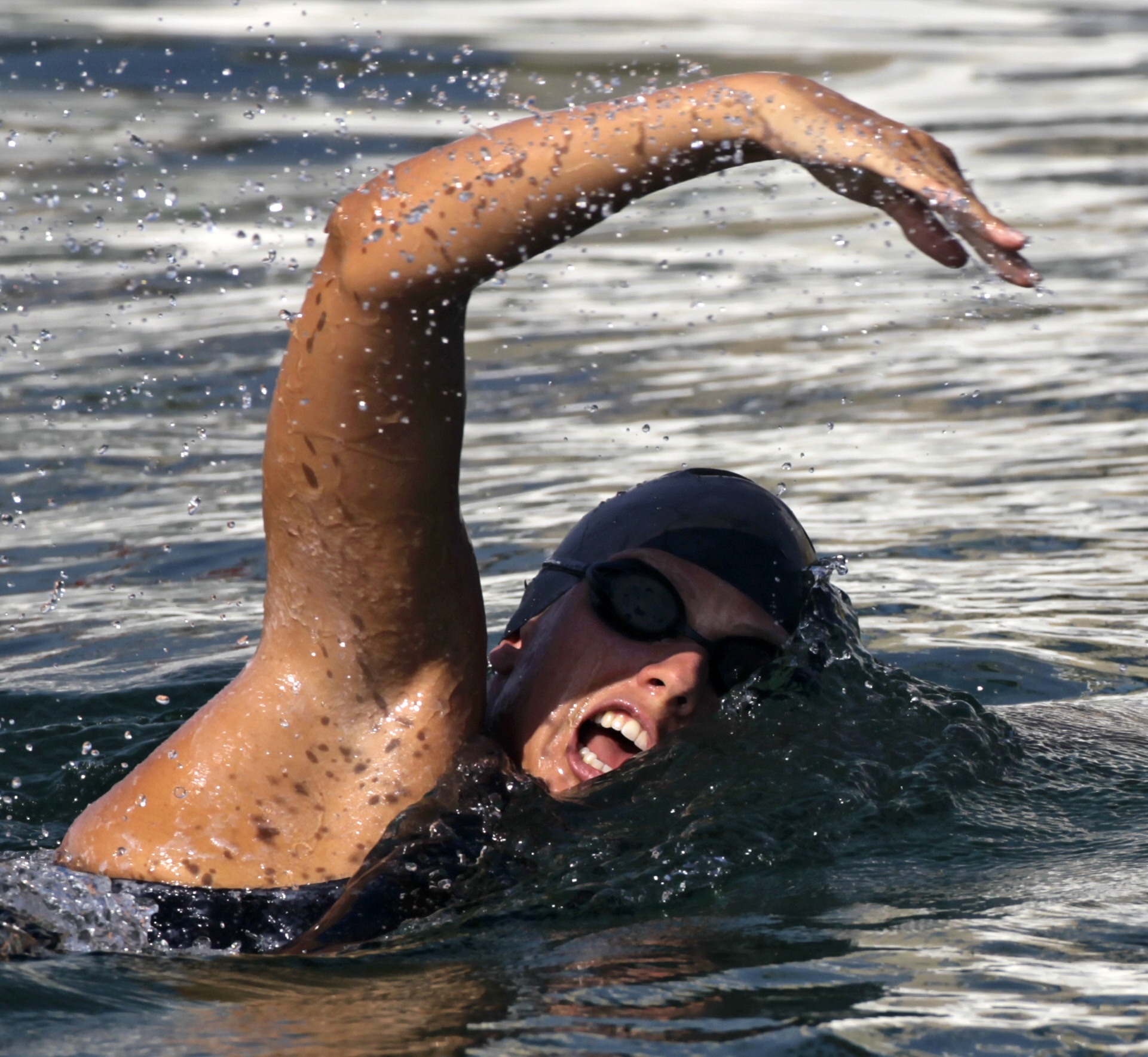 Australian long-distance swimmer Chloe McCardel. Photo: Reuters