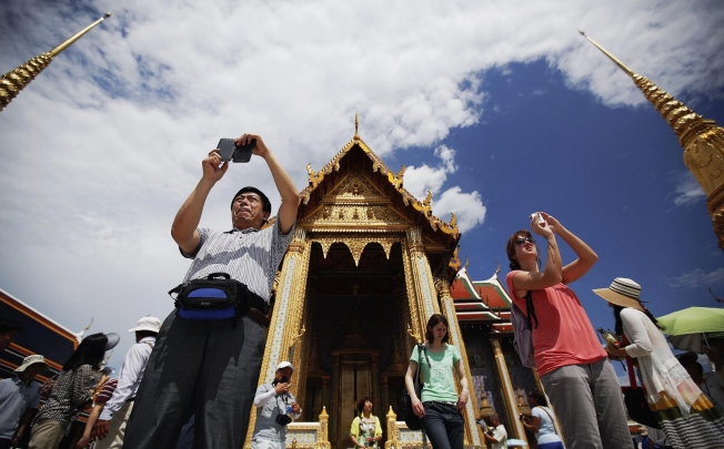 Bangkok has edged out London as the most popular destination. Photo: Reuters