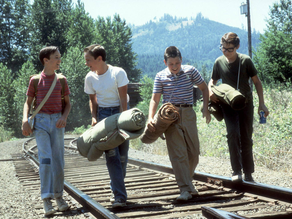 A scene from Stand By Me