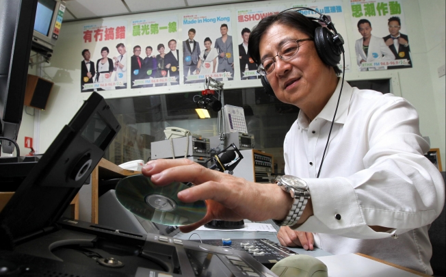 Before his ascent through RTHK's management, Cheung Man-sun became well known for spinning Cantopop discs in the 1980s and helping to popularise the local musical genre. Photo: Edward Wong