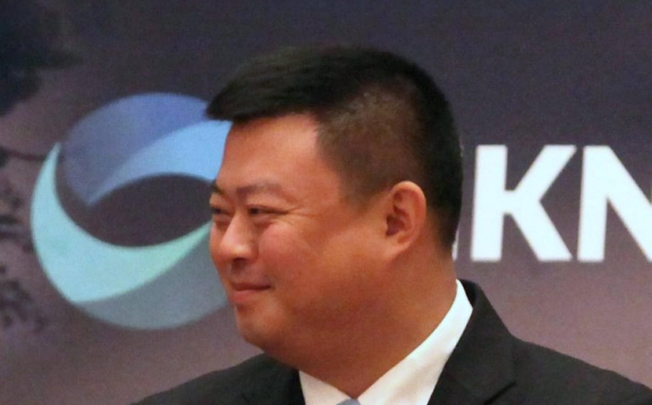 Wang Jing, the man behind the proposed canal joining the Atlantic and Pacific oceans. Photo: AFP