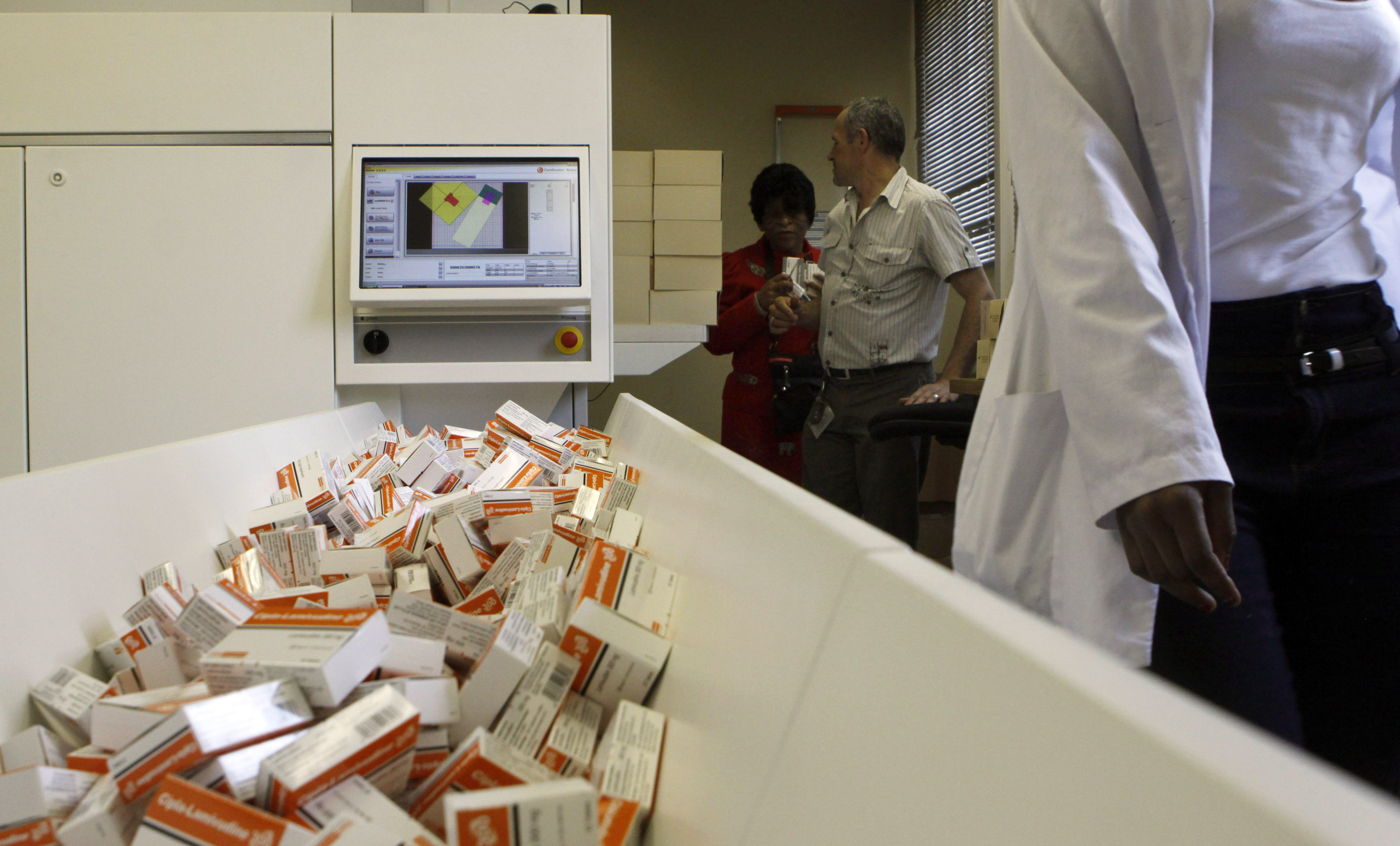 Nearly 10 million people around the world are now on antiretroviral therapy. The WHO's aim is to get bring this figure to 15 million by 2015 and, by 2025, reach 80 per cent coverage of those then in need. Photo: AP