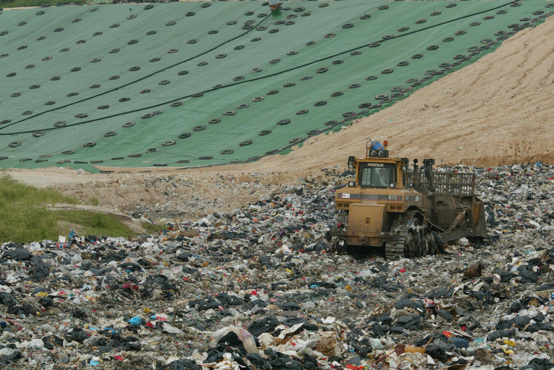 The landfill in Tuen Mun is one of the world's biggest dumps.
