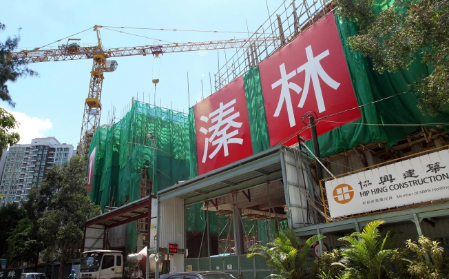 Work progresses on New World Development's The Woodsville project in Yuen Long. Photo: Felix Wong