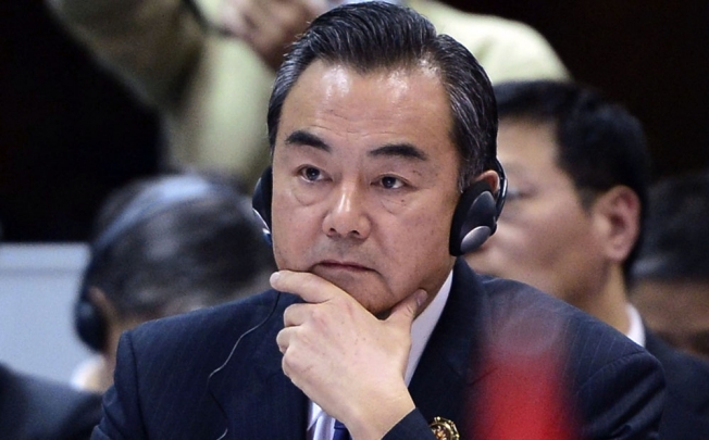  Wang Yi, China's Foreign Minister pauses during Asean meeting. Photo: Reuters