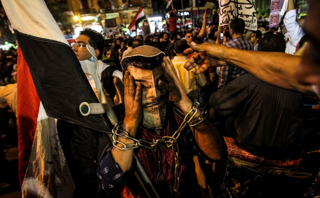 Anti-Mursi protesters in Egypt. Photo: Xinhua