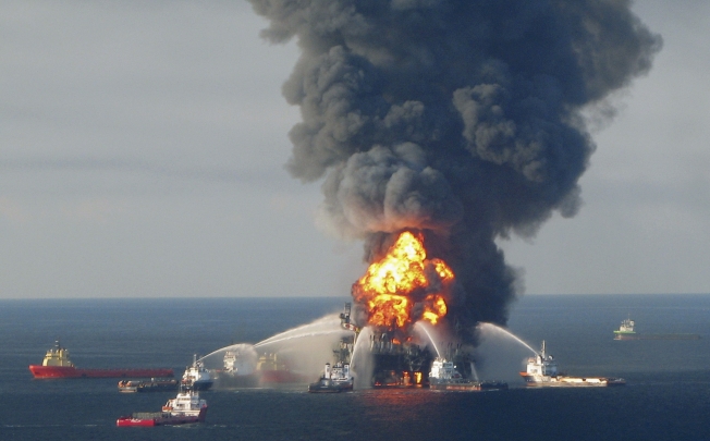 Eleven men died in the Deepwater Horizon rig explosion, which also dumped millions of barrels of oil into the Gulf in one of the country’s worst environmental disasters. Photo: Reuters