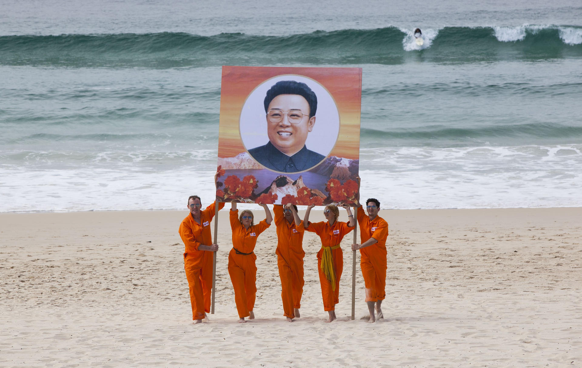 Aim High in Creation!, an Australian-made "revolutionary comedy" about North Korea's late Dear Leader, Kim Jong-il. Photo: Wendy McDougall