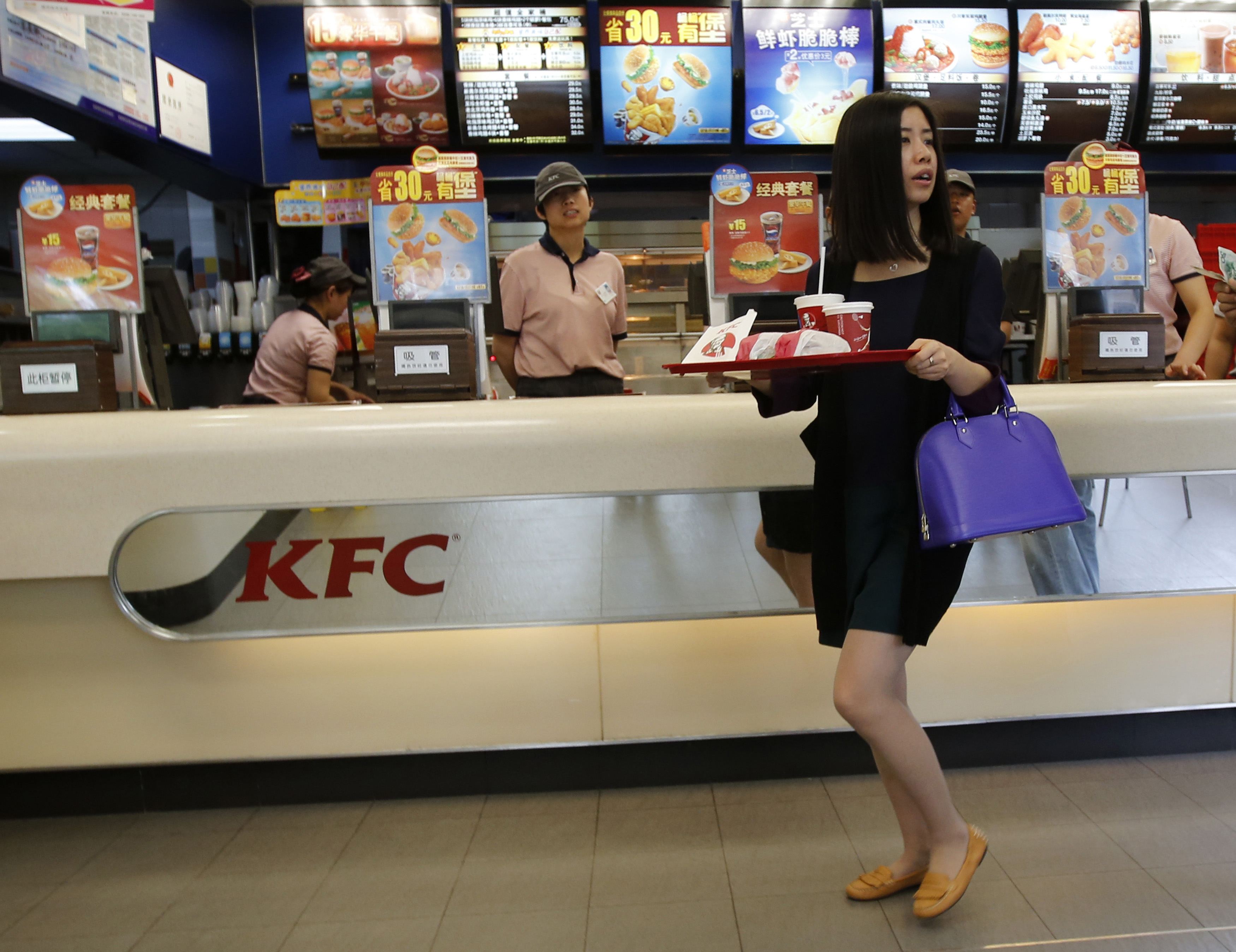 KFC’s parent, Yum Brands, gets nearly 51 per cent of revenue from China, highlighting US companies’ exposure to any slowdown on the mainland. Photo: Reuters