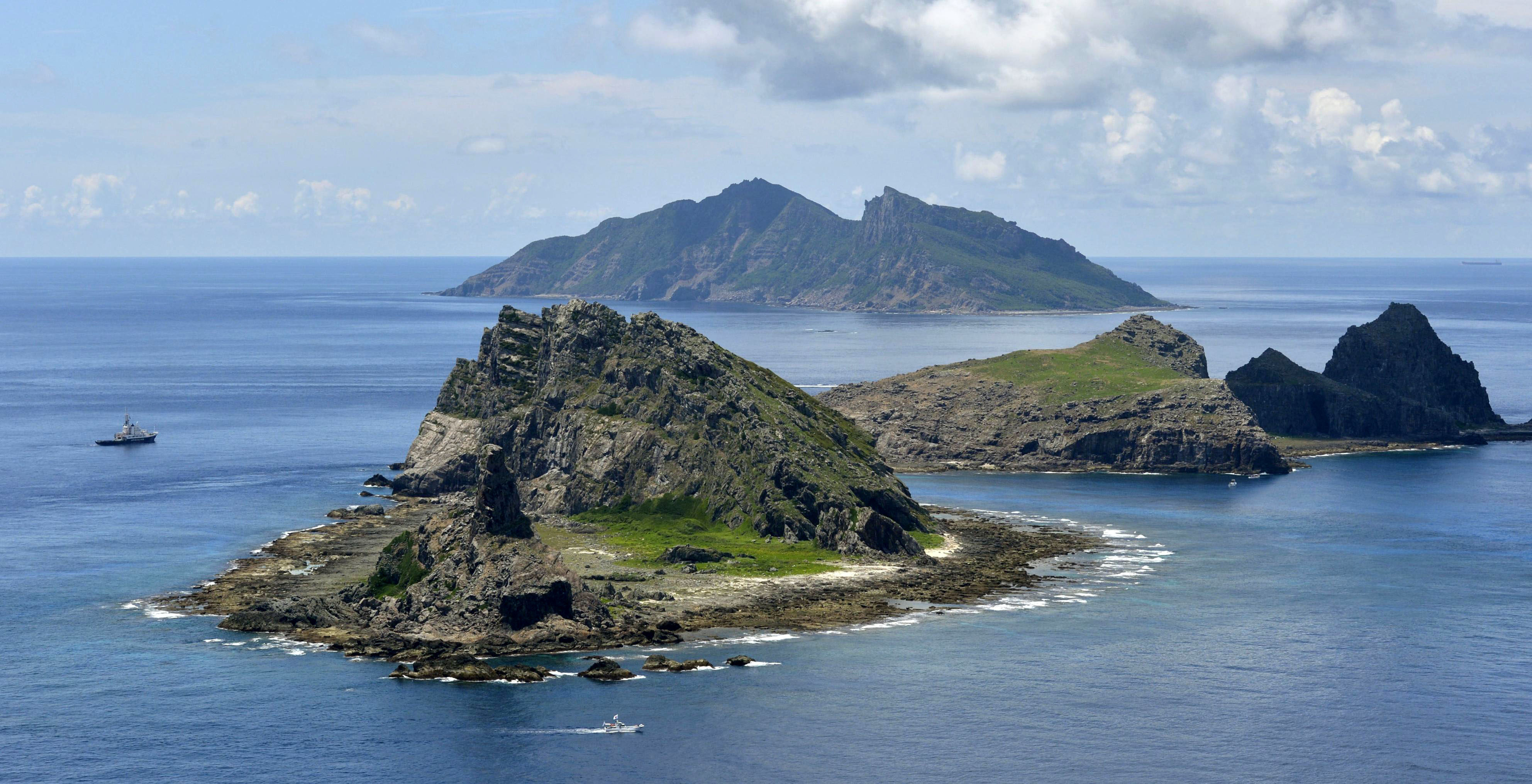 China seems to be trying to link the Diaoyu/Senkaku islands (pictured) with Okinawa in order to raise the stakes in territorial dispute with Japan. Photo: AP