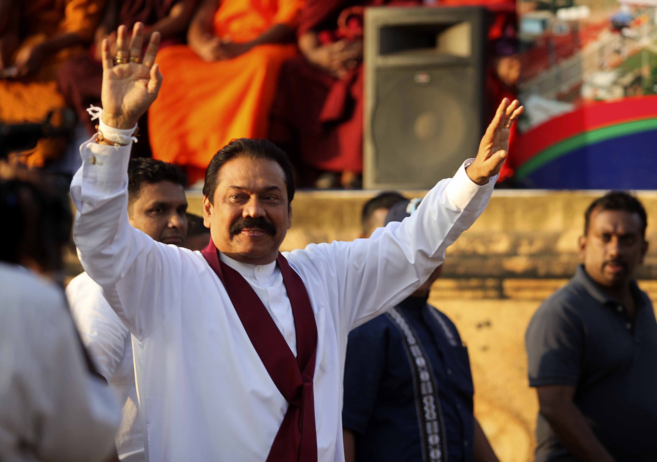 Sri Lankan President Mahinda Rajapaksa. Photo: AP